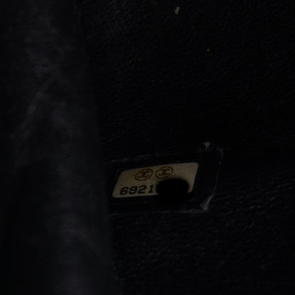 Chanel Lambskin Chocolate Bar Accordion Flap Black 7 of 8