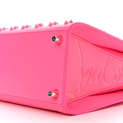 Christian Louboutin Calfskin Spikes Loubinthesky Medium Paloma Fuchsia 10 of 11