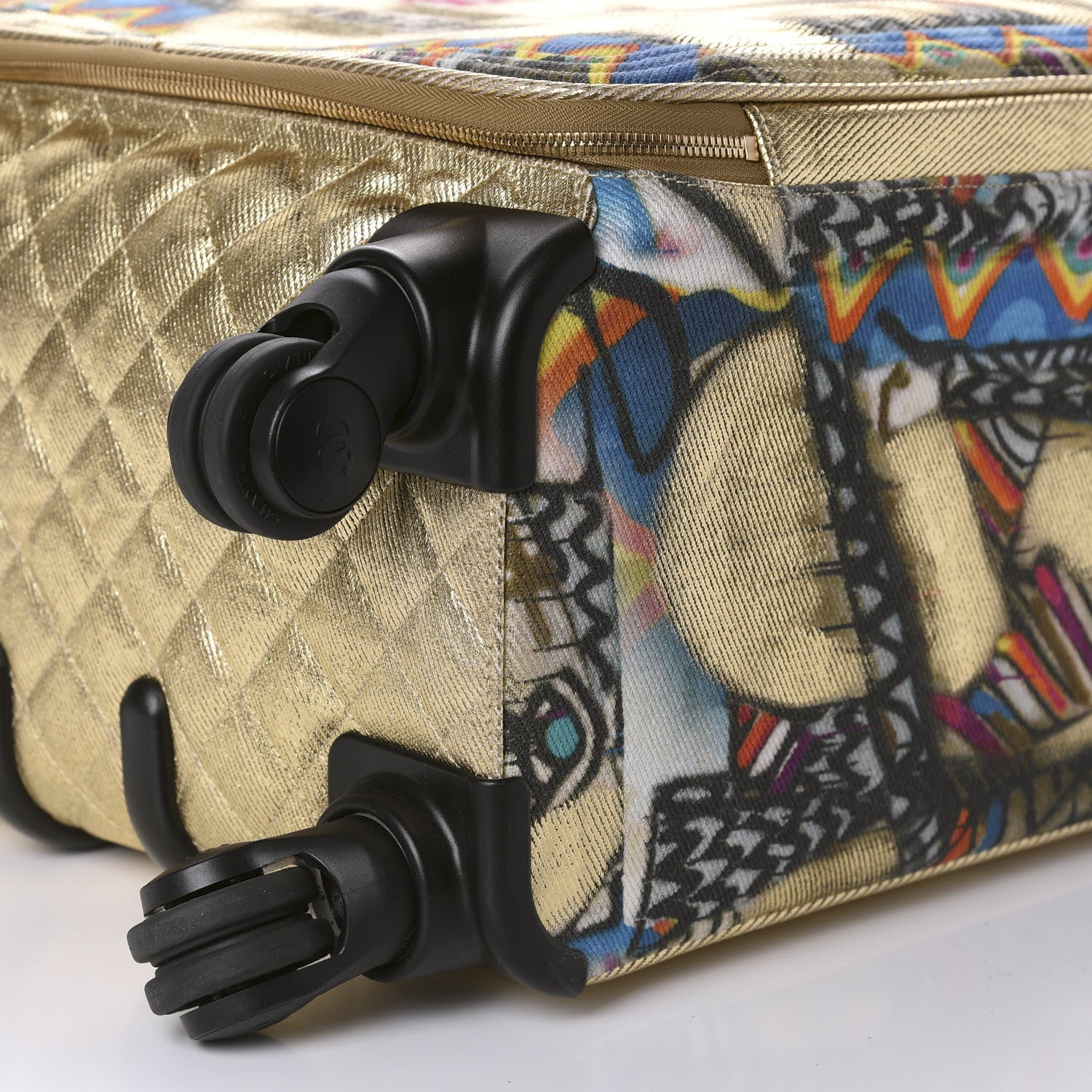 Chanel Graffiti Printed Canvas Street Spirit Trolley Multicolor 6 of 10