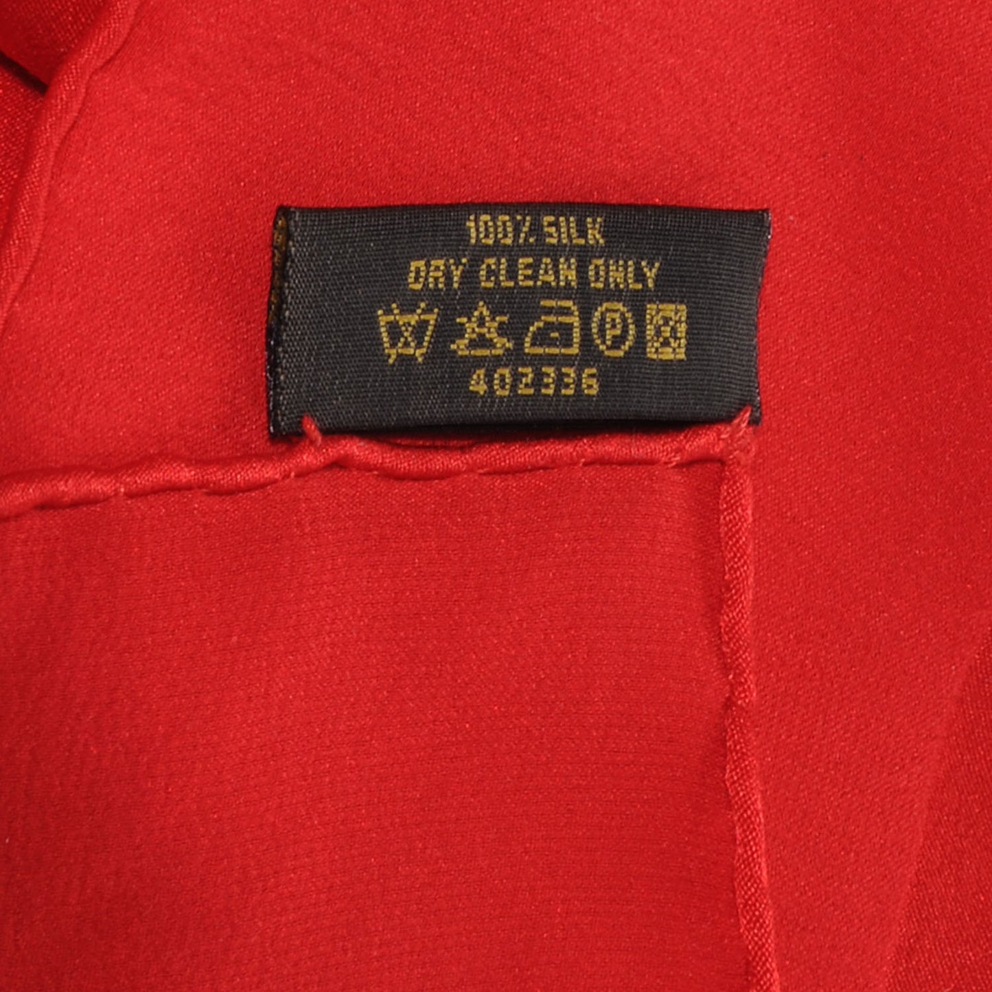 Silk Monogram Monaco Scarf Red