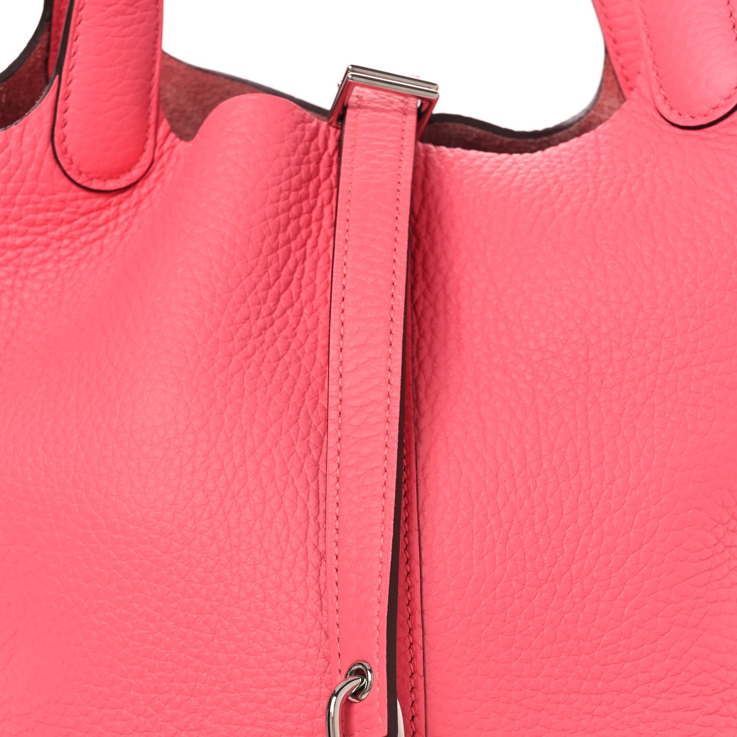 Hermes Taurillon Clemence Picotin Lock 18 PM Rose Azalee 8 of 12