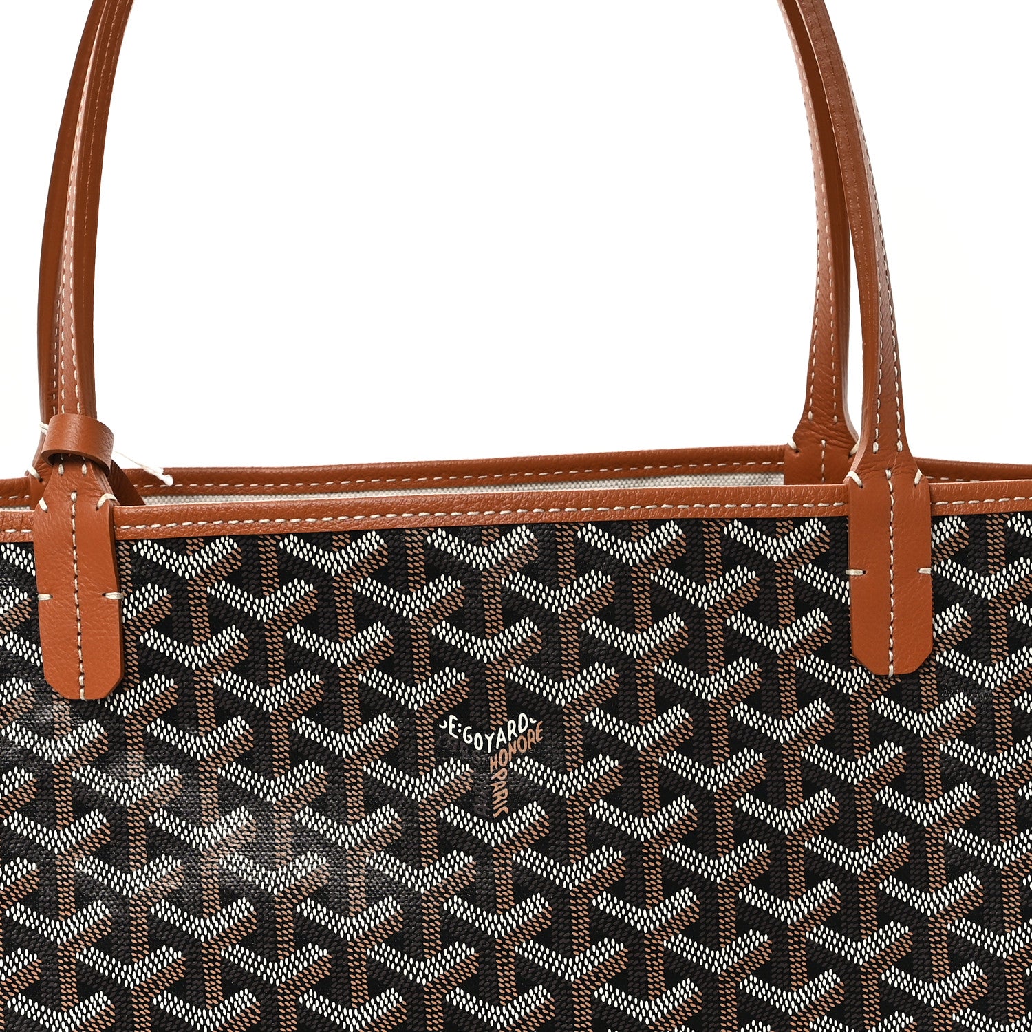Goyard Goyardine Saint Louis GM Black Gold 9 of 11