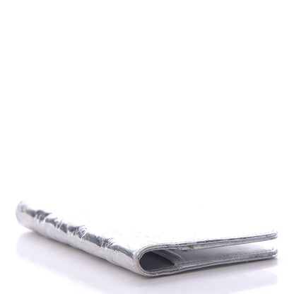 Chanel Metallic Patent Lucky Symbols Agenda Cover Silver 4 of 21