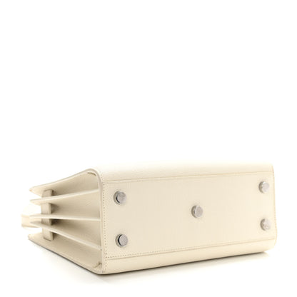 Saint Laurent Grained Calfskin Nano Sac de Jour Dove White 4 of 13