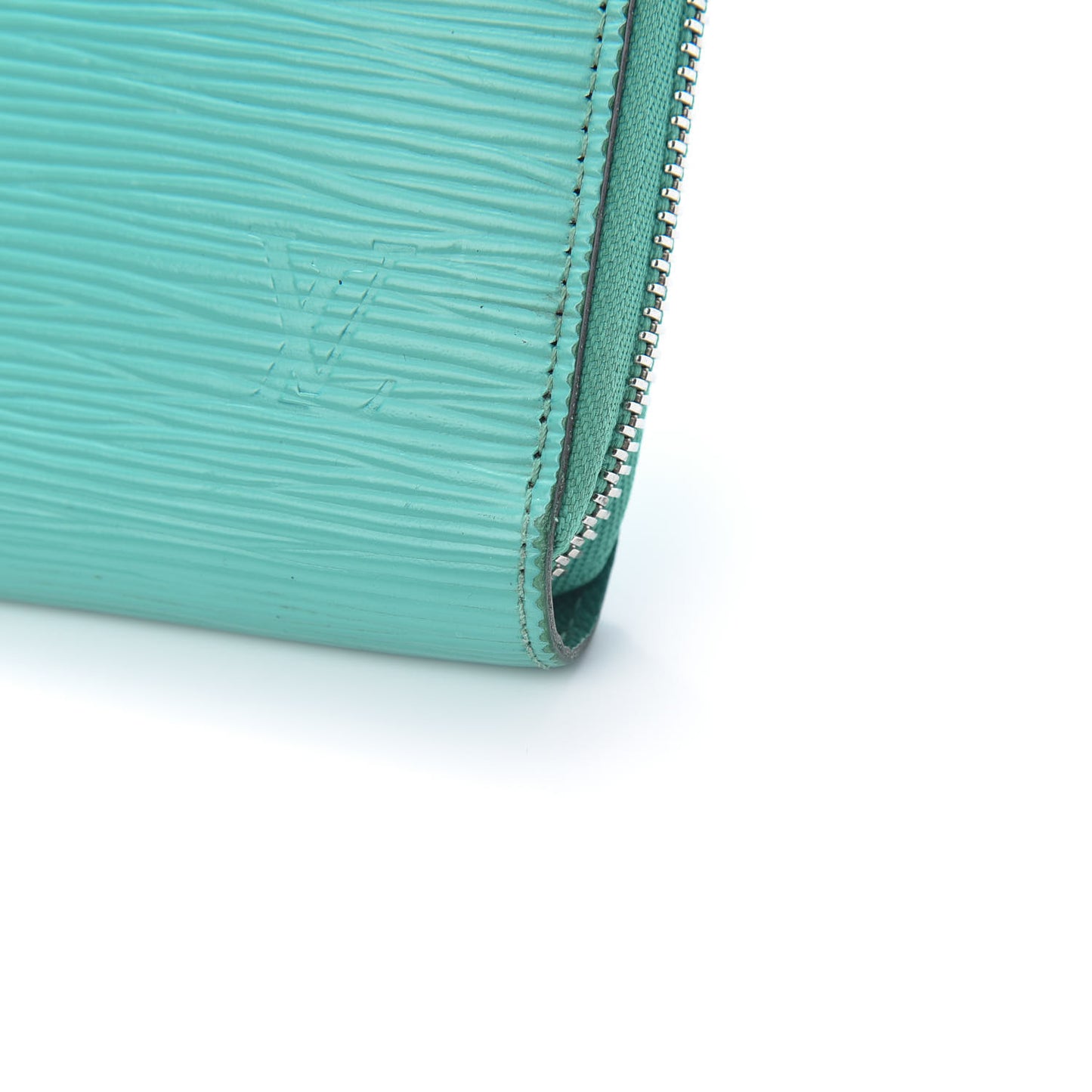 Epi Zippy Wallet Turquoise