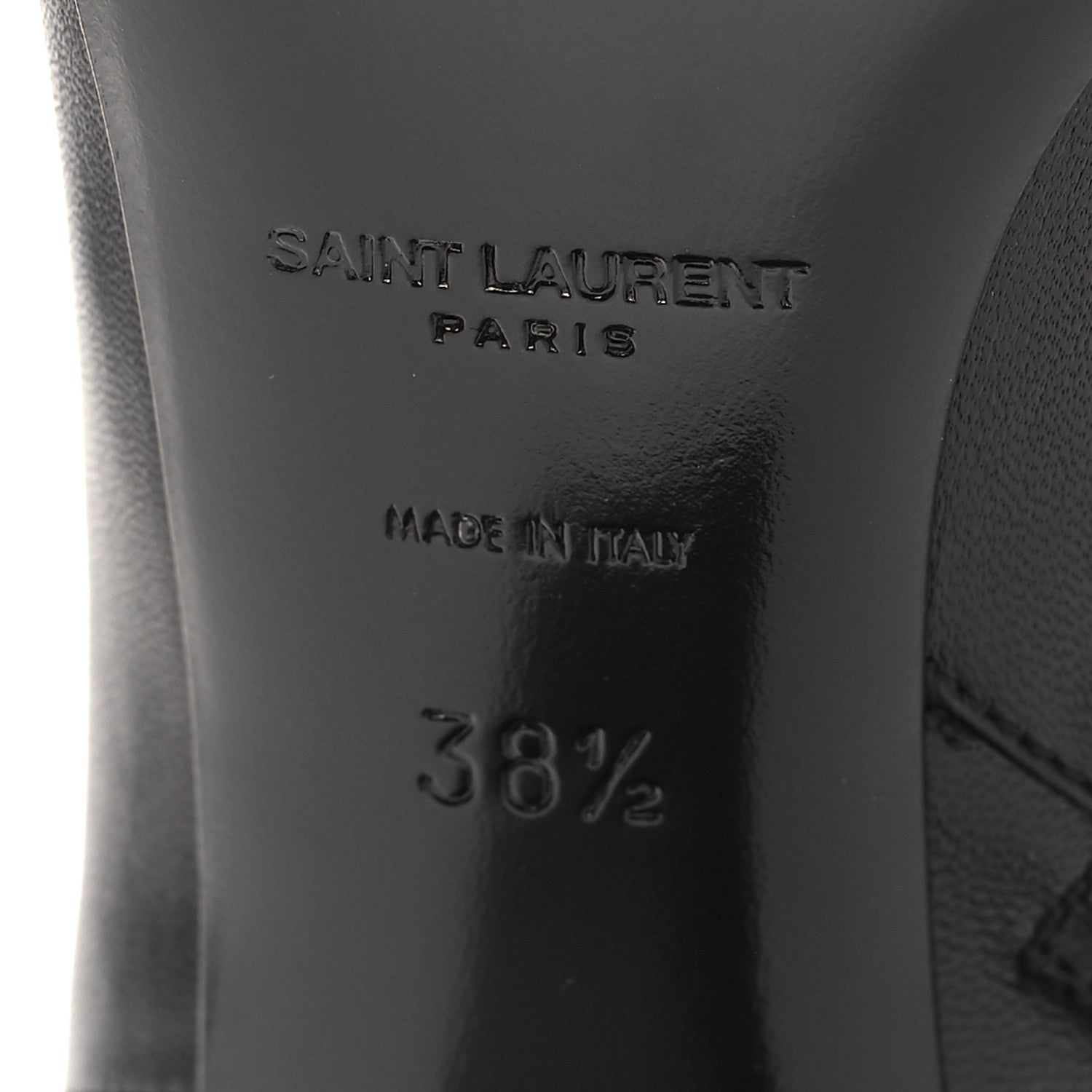 Saint Laurent Nappa Vendome Loulou Ankle Zip Boot 38.5 Black 7 of 9