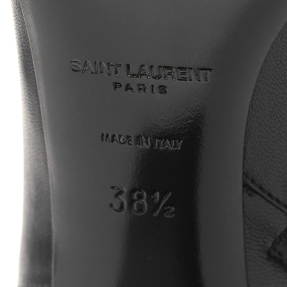 Saint Laurent Nappa Vendome Loulou Ankle Zip Boot 38.5 Black 7 of 9