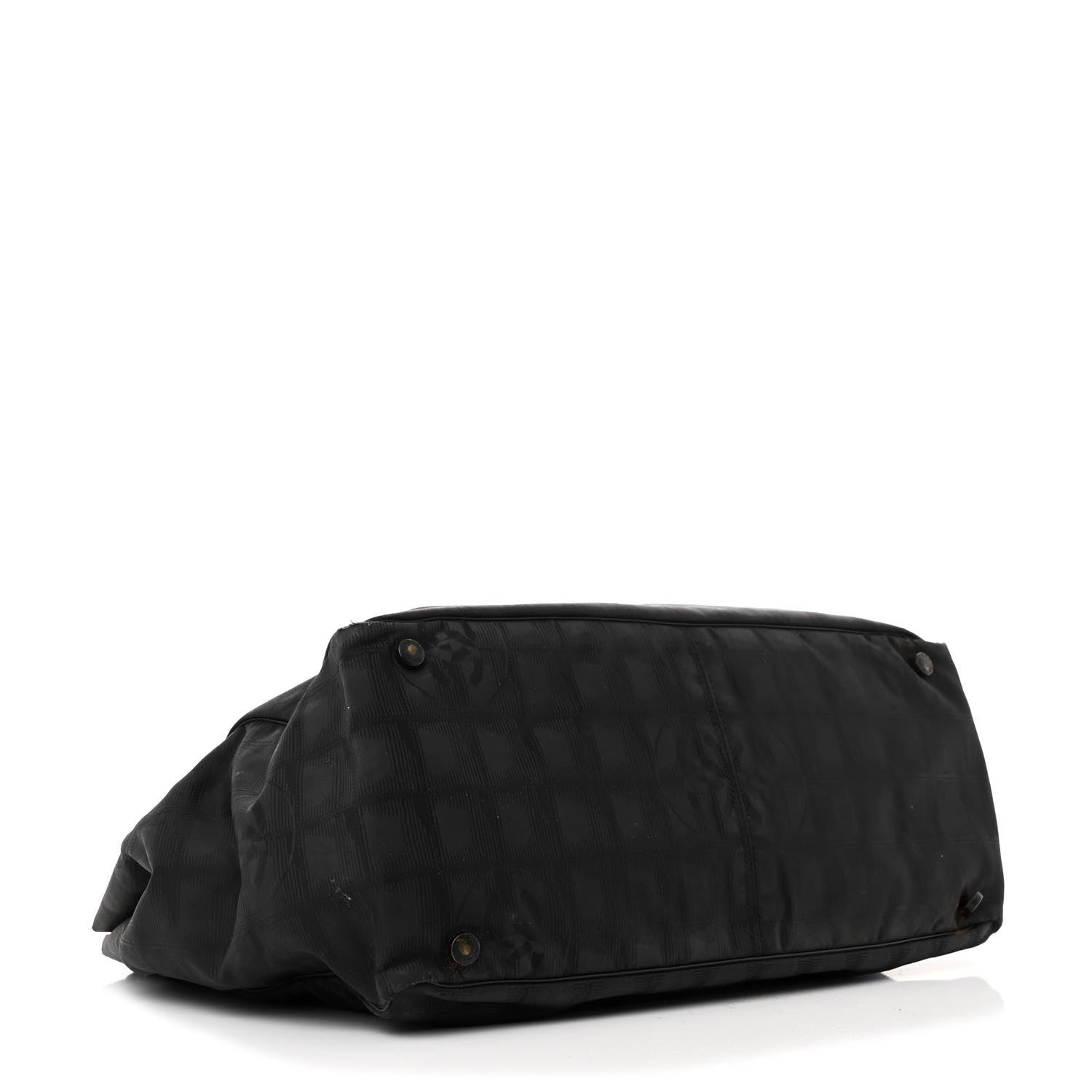 Chanel Nylon Medium Travel Tote Black 4 of 13