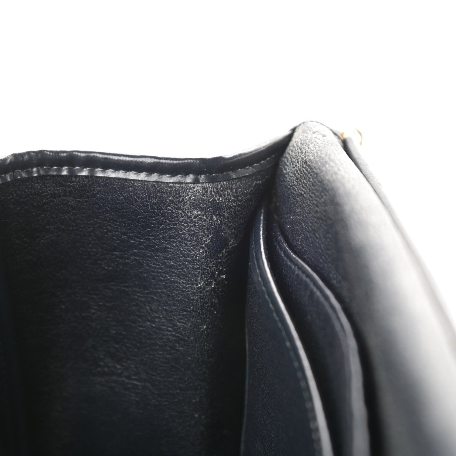 Christian Dior Monogram Flap Navy Blue 11 of 13
