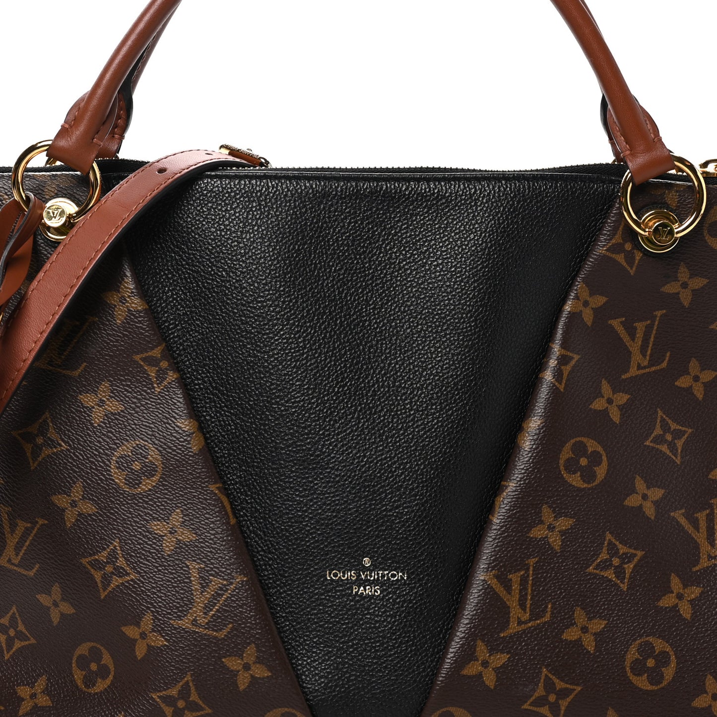 Monogram V Tote MM Black