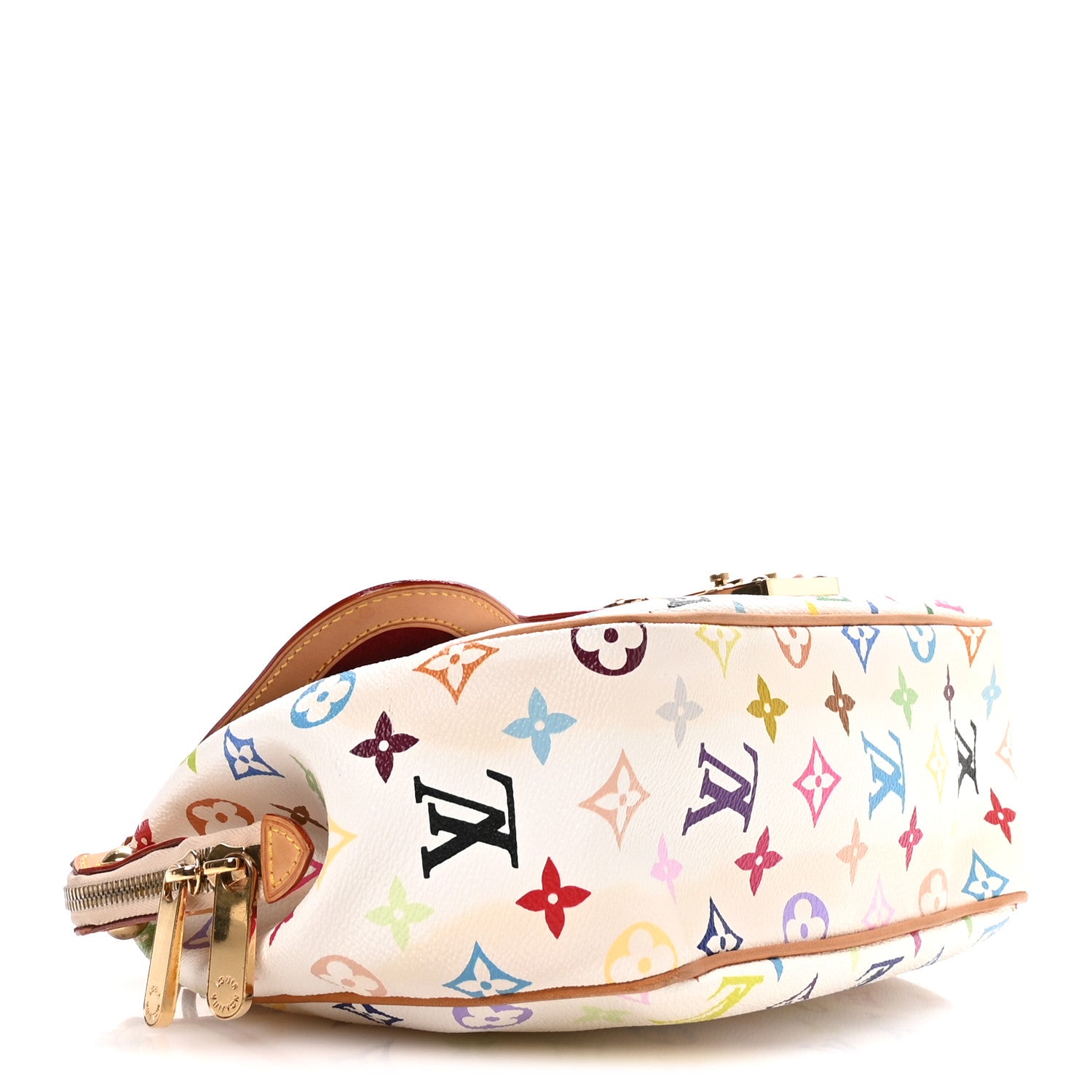 Louis Vuitton Monogram Multicolor Gracie MM White 4 of 10