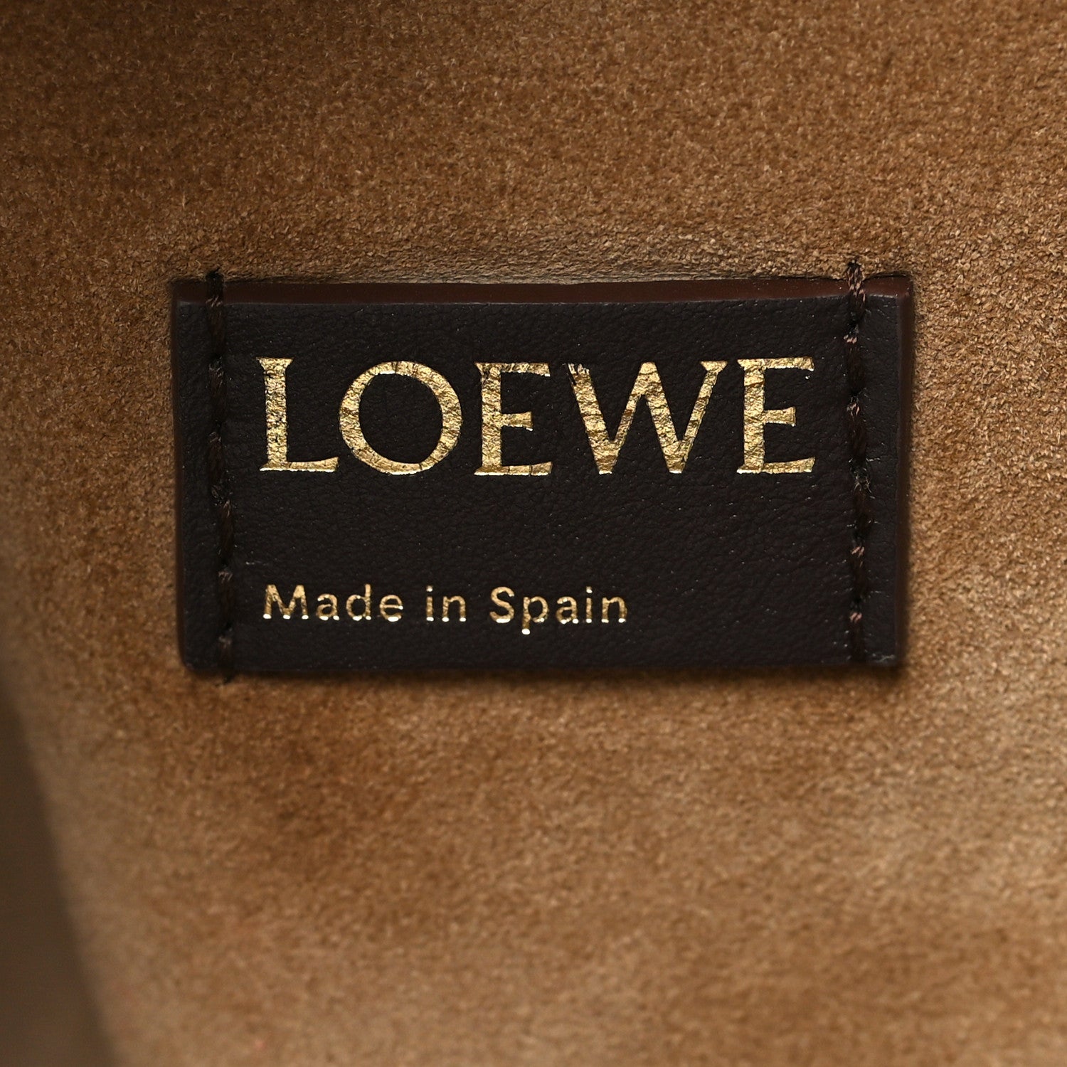 Loewe Mellow Nappa Donut Chain Large Flamenco Knot Clutch Dark Brownie 6 of 10