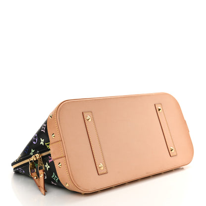 Louis Vuitton Monogram Multicolor Alma GM Black 3 of 11