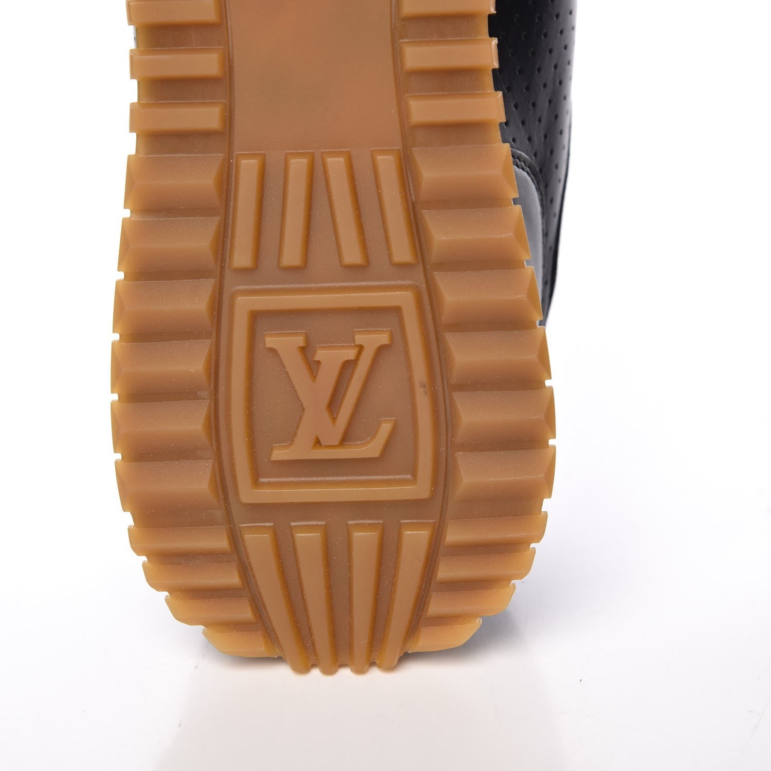 Louis Vuitton X SUPREME Calfskin Run Away Sneakers 7.5 Black 7 of 10
