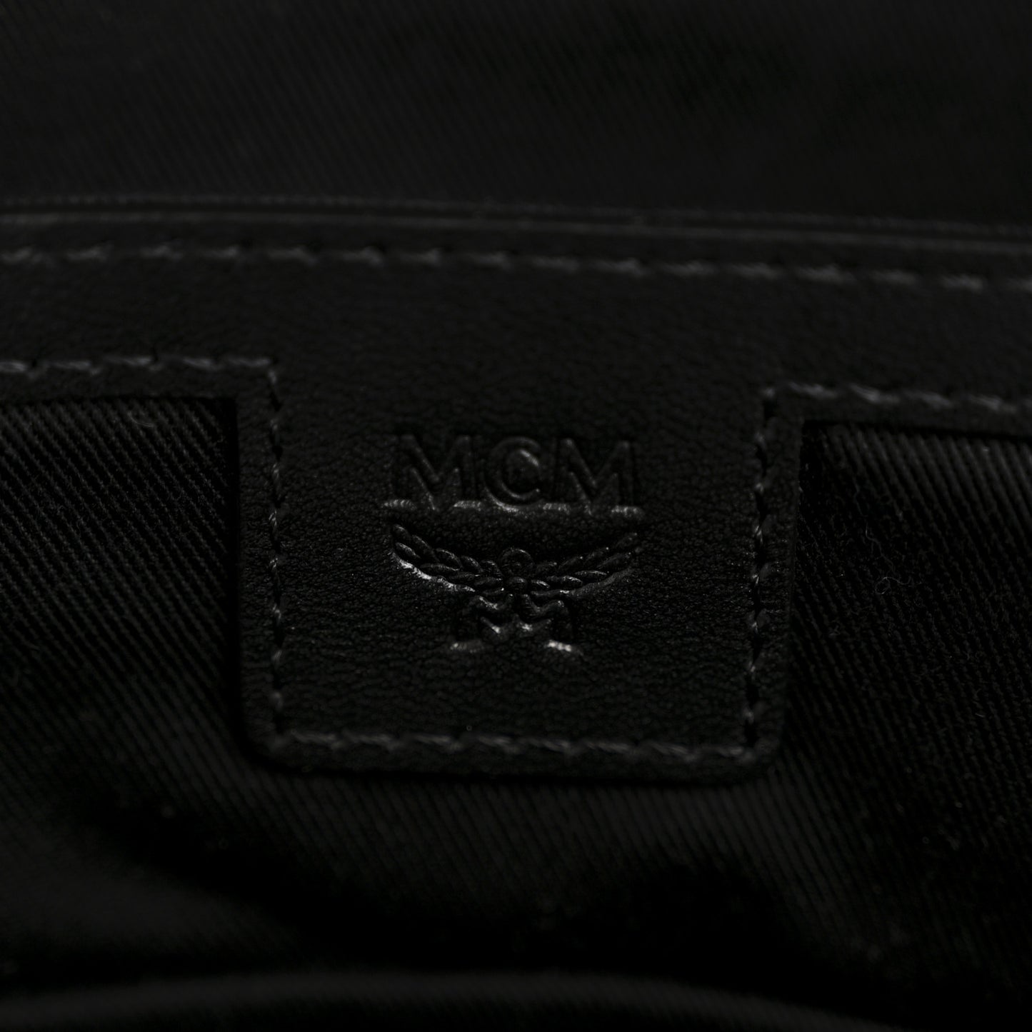 Calfskin Ottomar Tech Flower Backpack Black