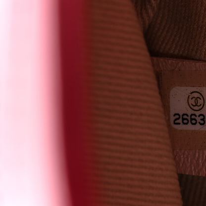 Chanel Calfskin Chevron Stitched Small Coco Flap Bag Pink 7 of 11