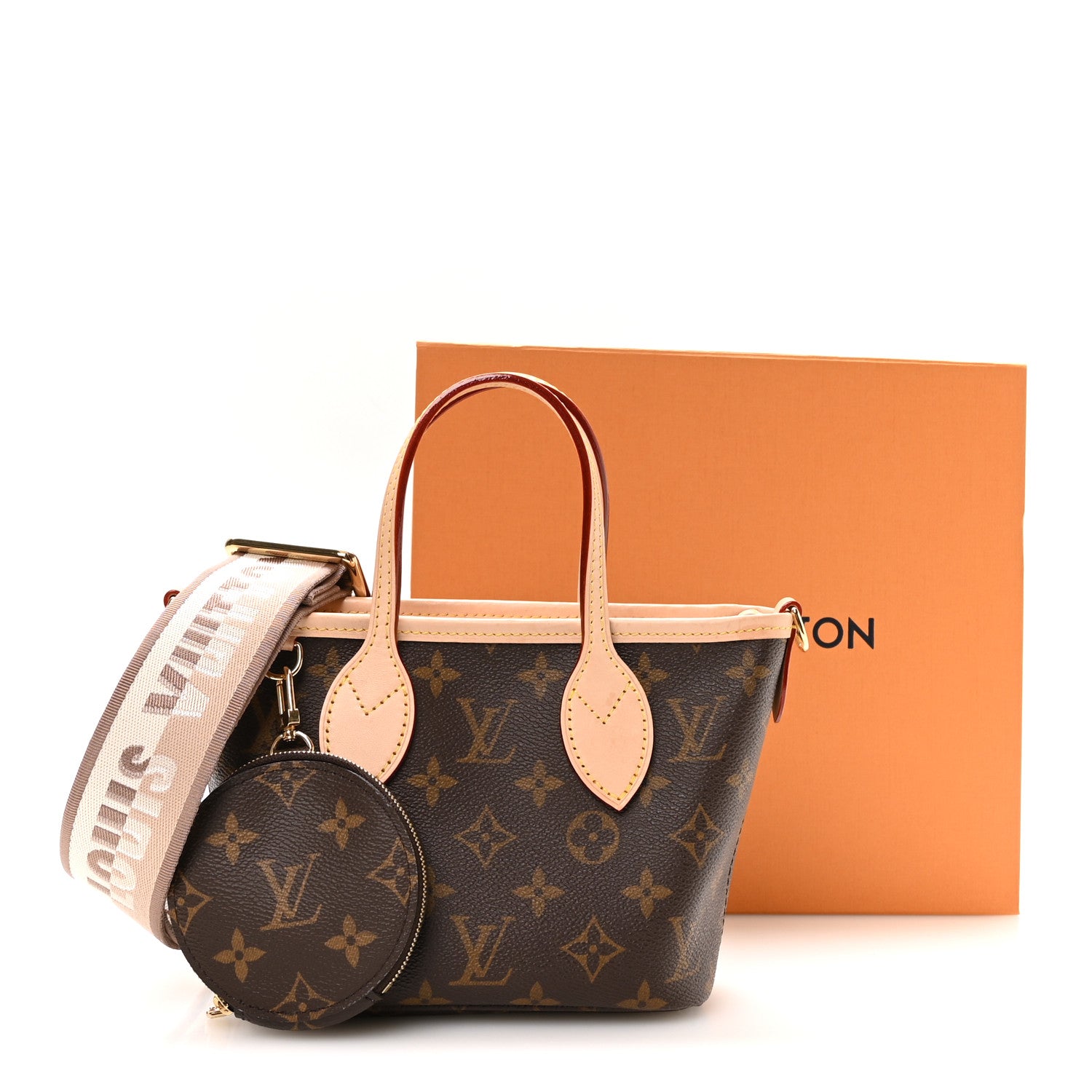 Louis Vuitton Monogram Neverfull BB Beige 11 of 11