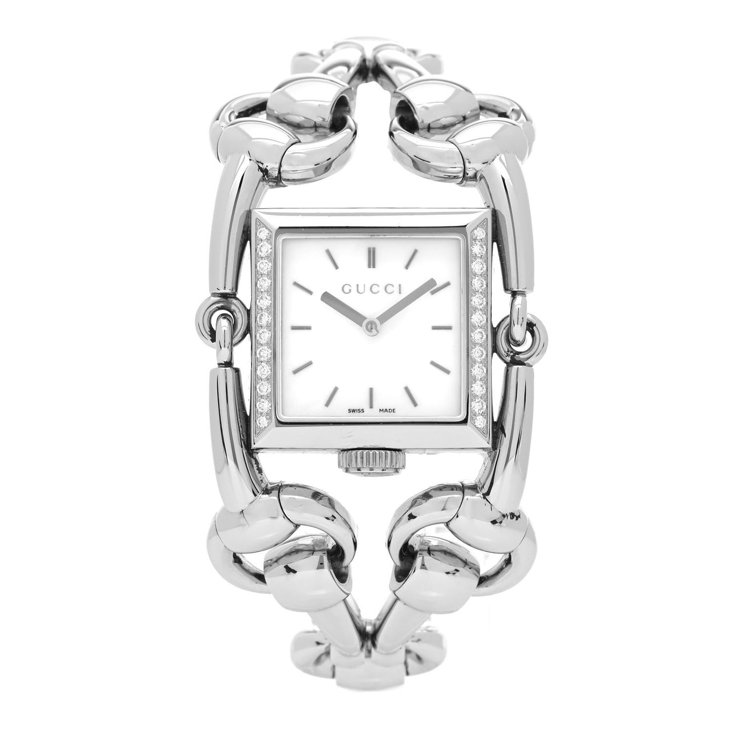 Stainless Steel Diamond Mother of Pearl 25mm Signoria Quartz Watch