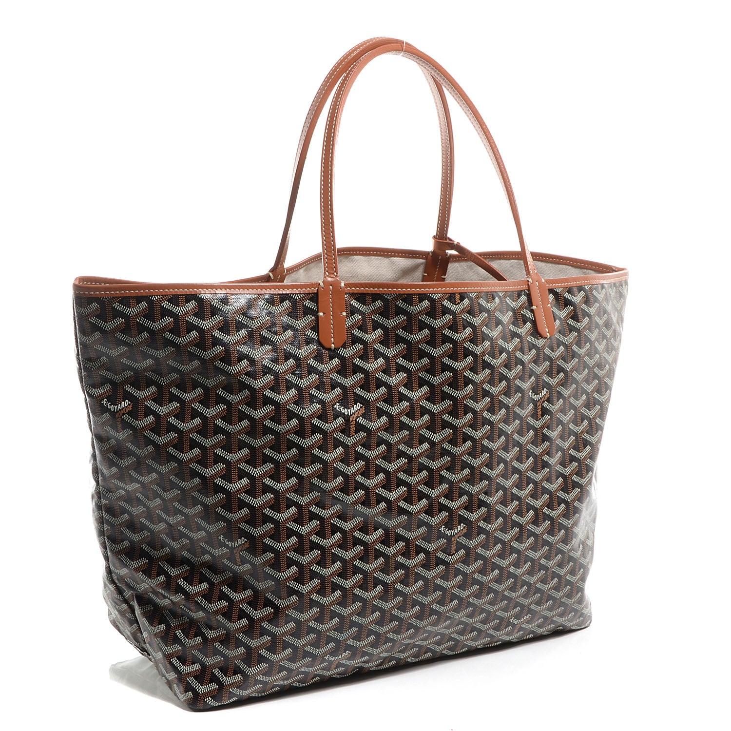 Goyard Goyardine Saint Louis GM Black Gold 3 of 10