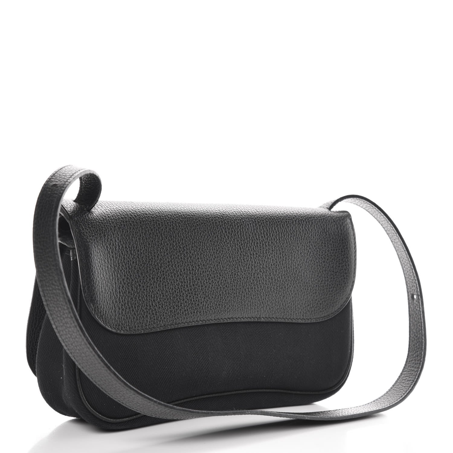 Hermes Vache Liegee Toile Sac Colorado PM Black 3 of 14