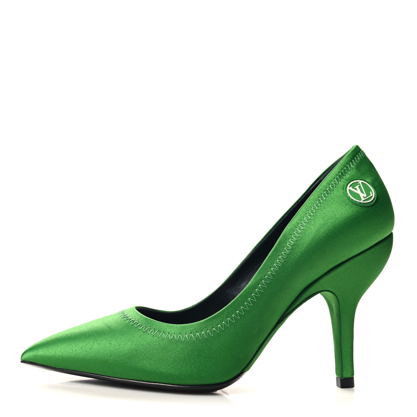 Satin Archlight Pumps 36.5 Green