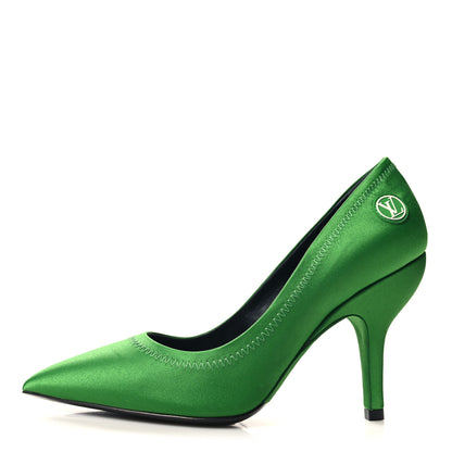 Louis Vuitton Satin Archlight Pumps 36.5 Green 1 of 9