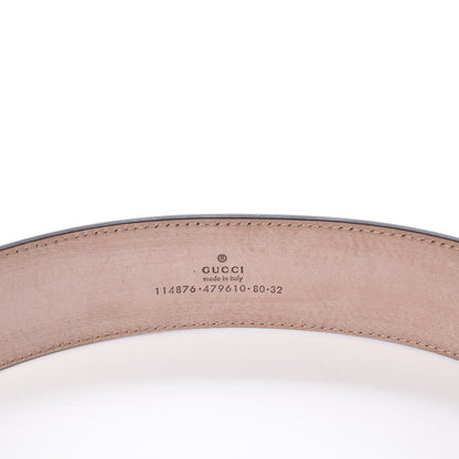 Gucci Monogram Interlocking G Belt 80 32 Dark Brown 6 of 8