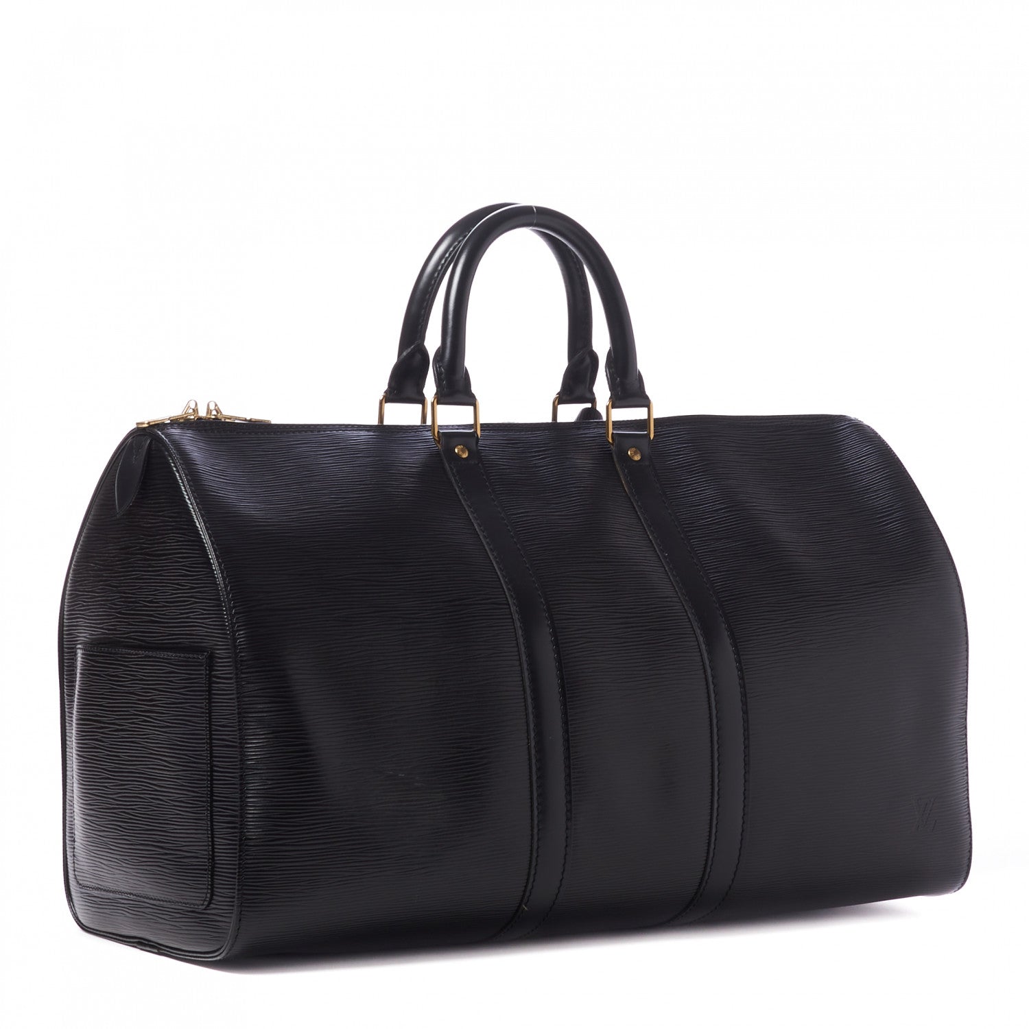 Louis Vuitton Epi Keepall 45 Black 2 of 8