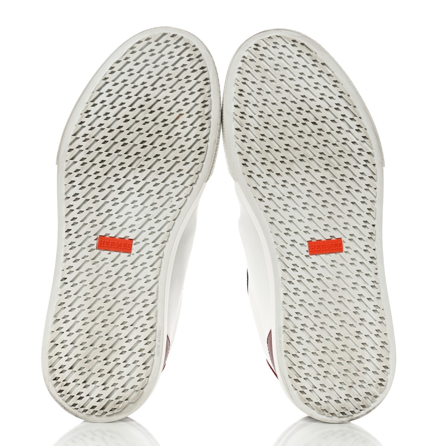 Hermes Calfskin Day Sneakers 41 Multicolor White 5 of 8
