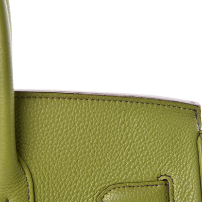 Hermes Togo Birkin 35 Vert Anis 39 of 53
