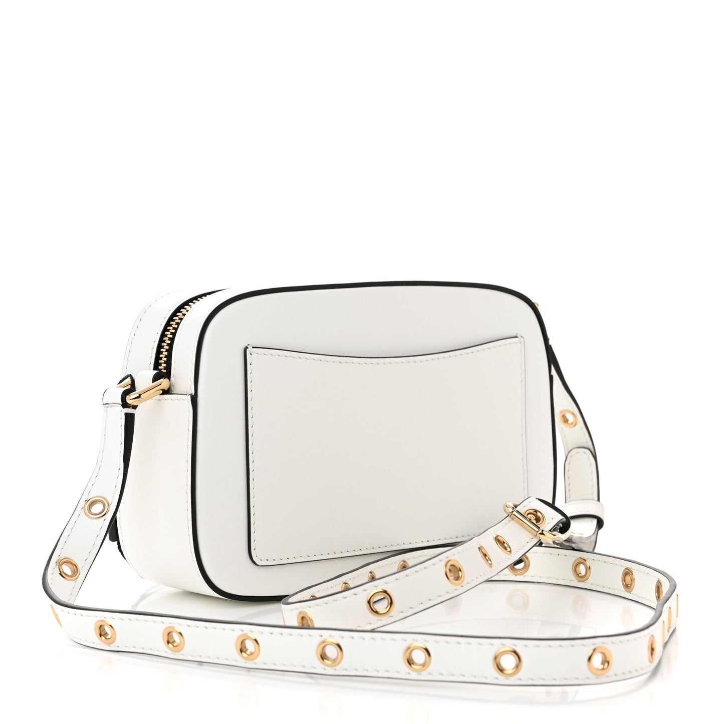 Calfskin Hot Stuff DG Logo 3.5 Crossbody Bag White