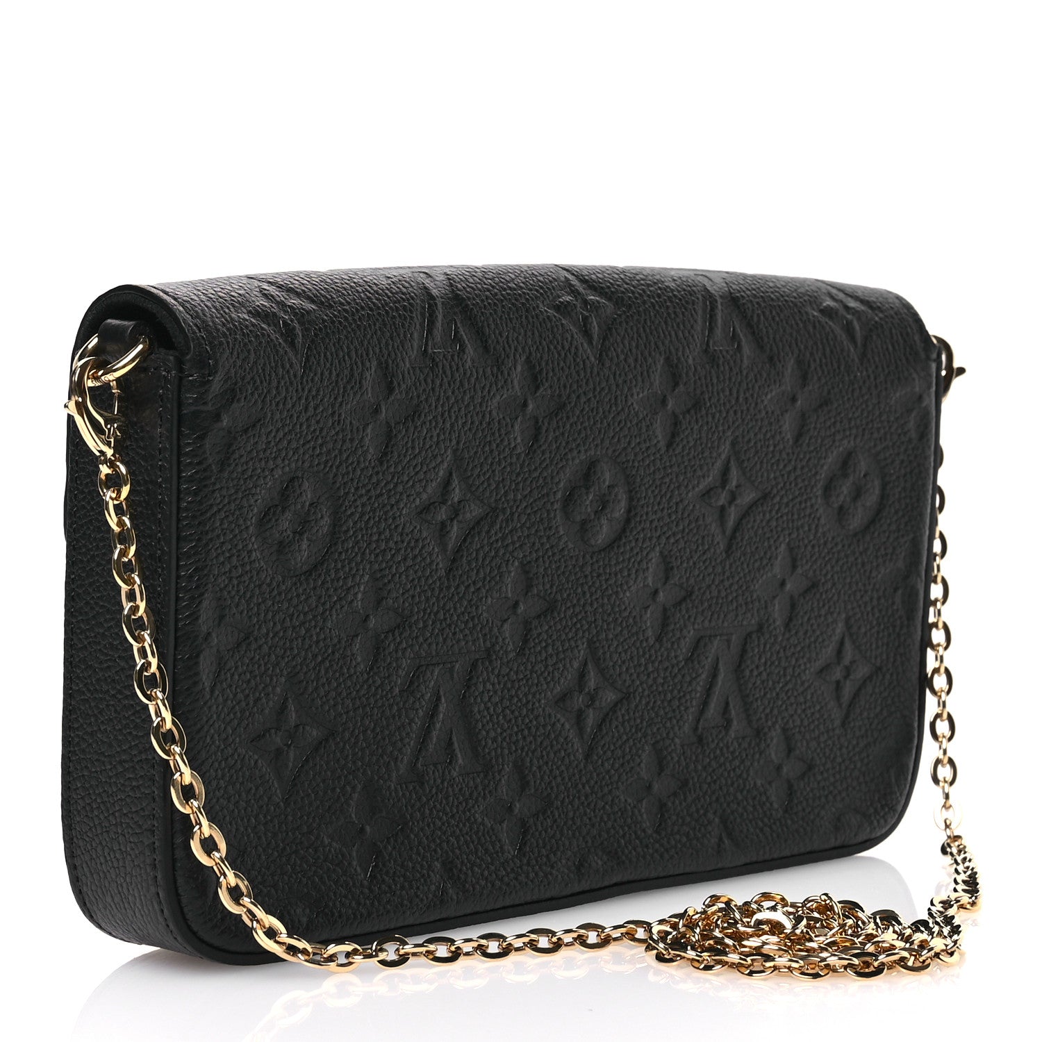 Louis Vuitton Empreinte Pochette Felicie Chain Wallet Black 4 of 11
