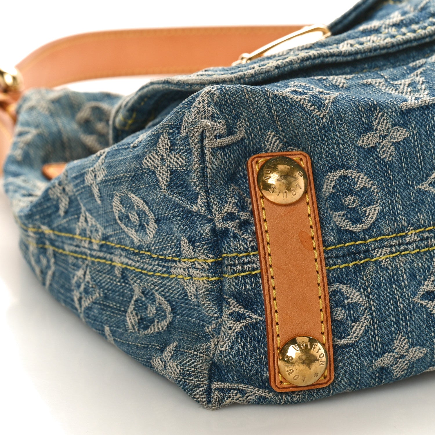 Louis Vuitton Monogram Denim Baggy PM Blue 8 of 13