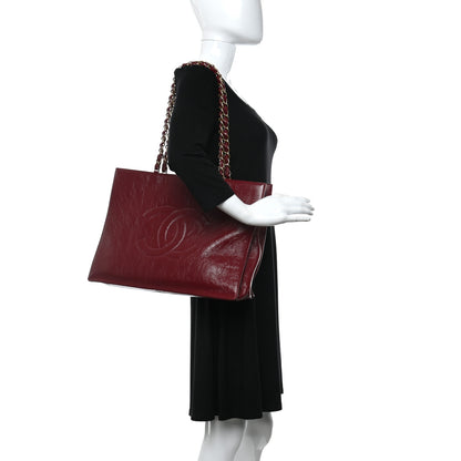 Chanel Shiny Aged Calfskin Shopping Bag Red 2 of 11