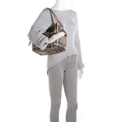 Burberry Smoked Check Small Canterbury Tote Trench 2 of 12