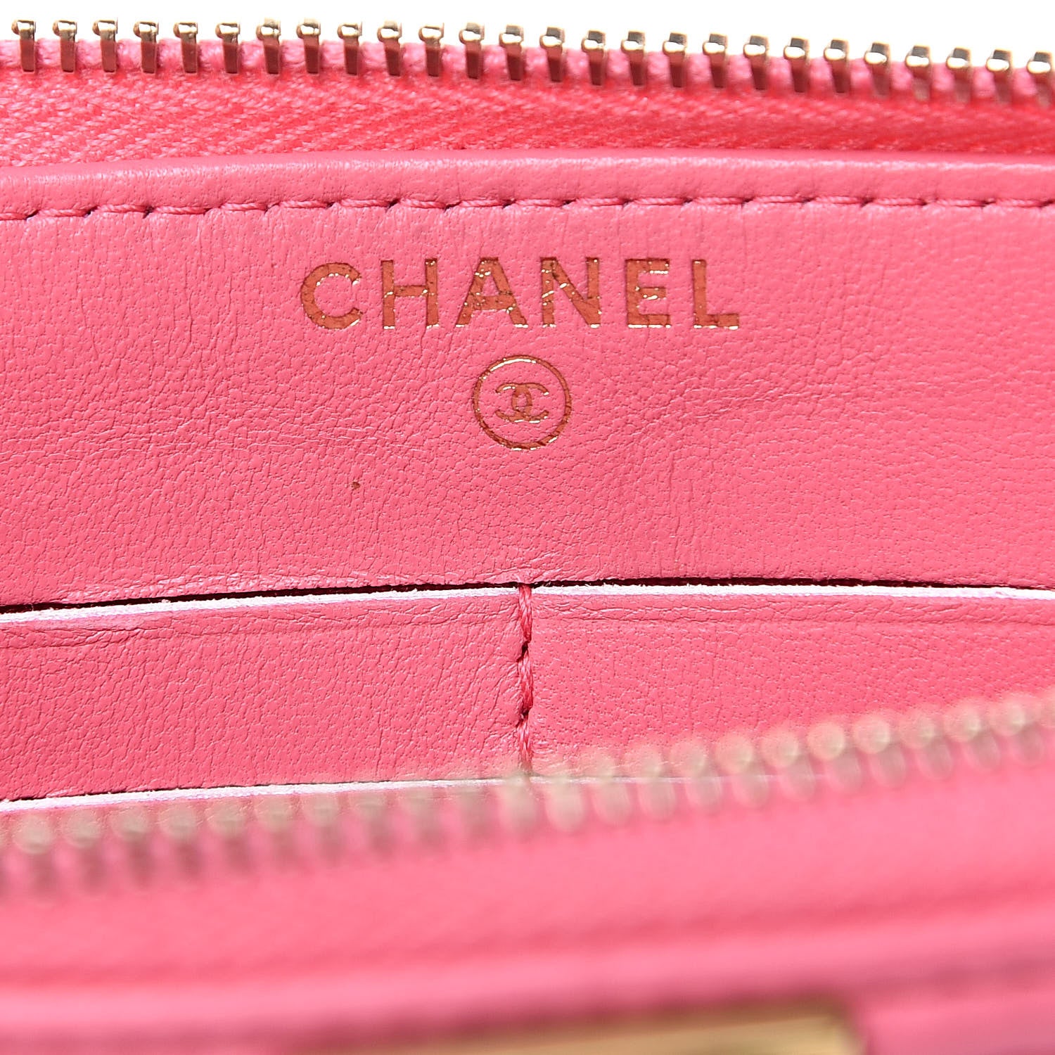 Chanel Lambskin Quilted Small Boy Zipped Pouch Pink 6 of 11