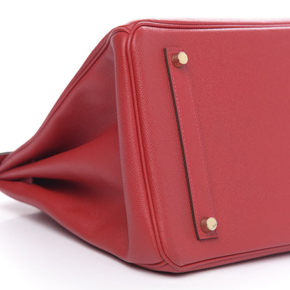 Hermes Epsom Birkin 35 Rouge Casaque 7 of 10
