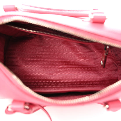 Prada Saffiano Lux Convertible Bowler Peonia 5 of 13