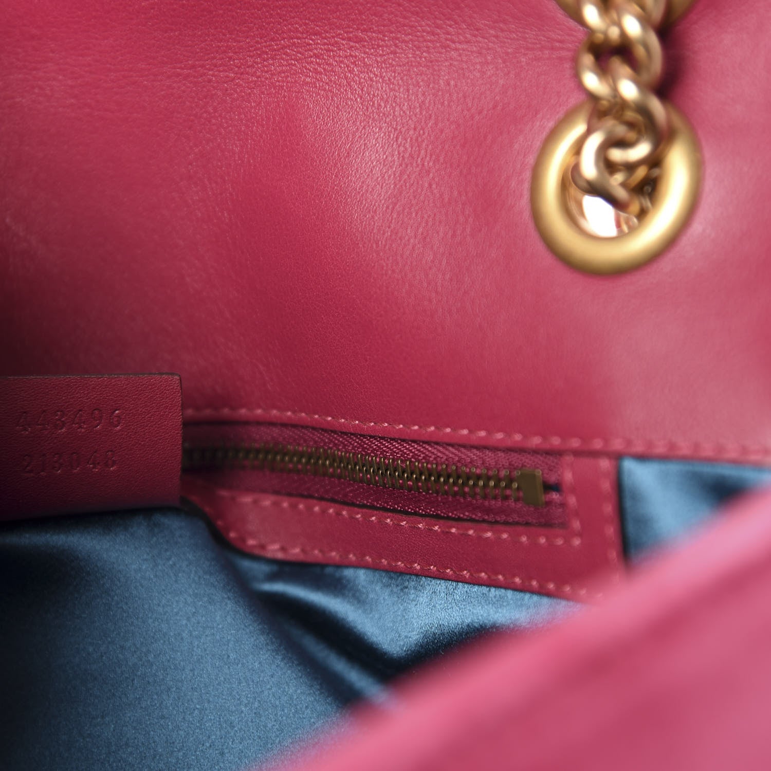 Gucci Velvet Matelasse Blind for Love Embroidered Medium GG Marmont Shoulder Bag Light Raspberry Rose Multicolor 9 of 10