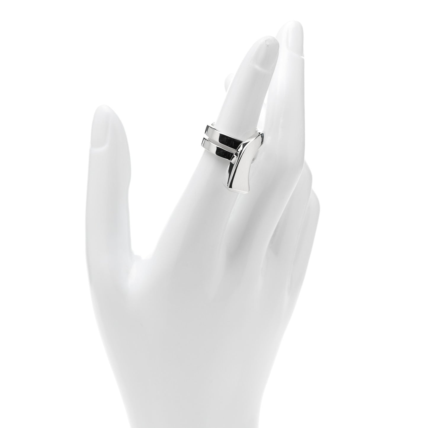 Sterling Silver Clou de Forge Ring 50 5.25