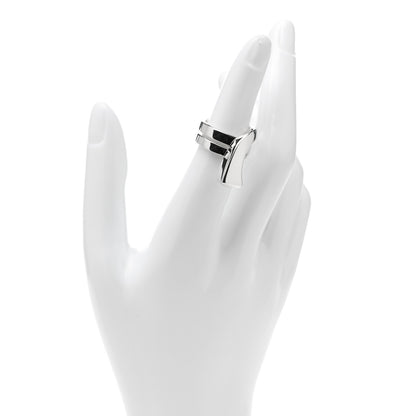 Hermes Sterling Silver Clou de Forge Ring 50 5.25 2 of 7