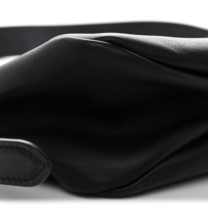 Prada Soft Calfskin Large Aimée Shoulder Bag Black 7 of 8