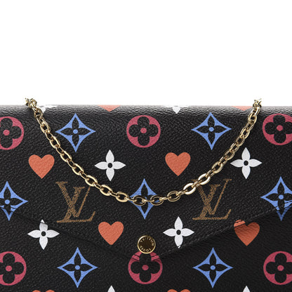 Louis Vuitton Game On Felicie Chain Wallet Black 11 of 11