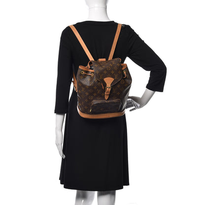 Louis Vuitton Monogram Montsouris MM Backpack 2 of 9