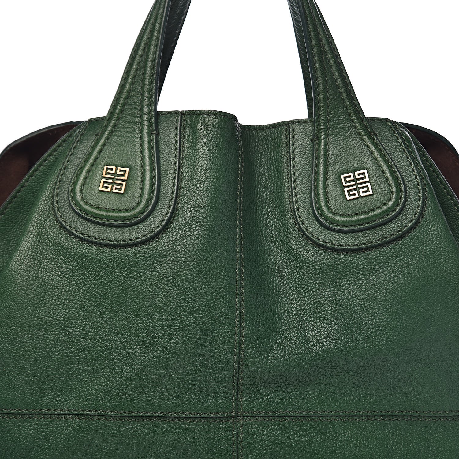 Givenchy Grained Calfskin North South Nightingale Green 10 of 10