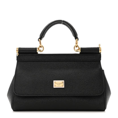 Dolce & Gabbana Dauphine Small Miss Sicily Satchel Black 1 of 9