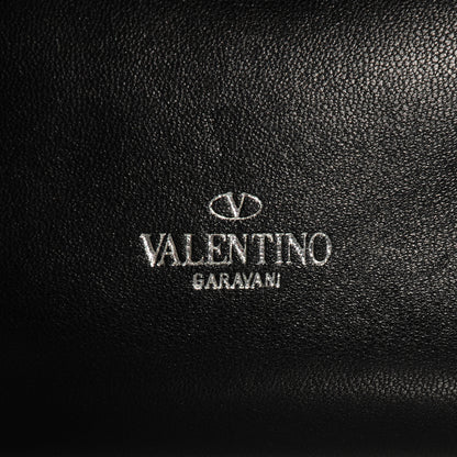 Valentino Garavani Nappa Crystal Encrusted Studs Va Va Voom Shoulder Bag Black 5 of 16