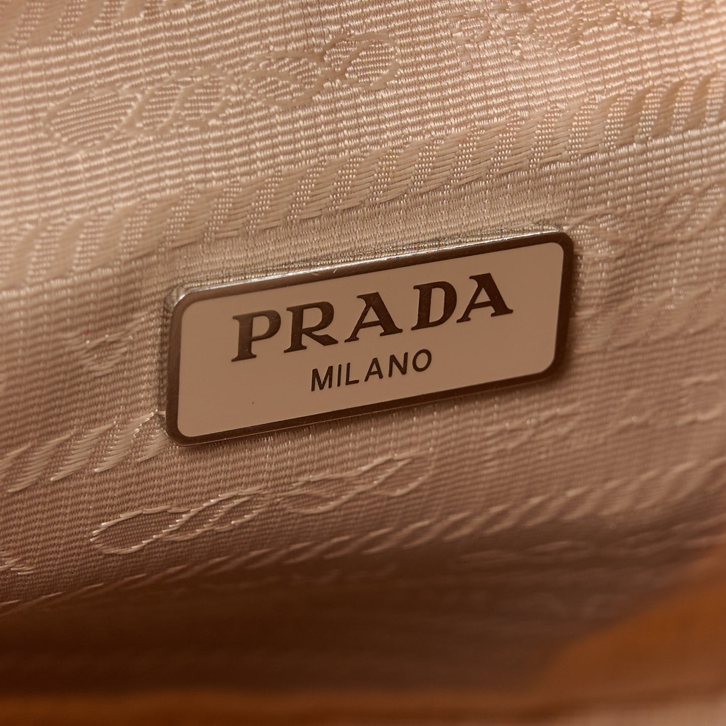 Re-Nylon Saffiano Mini Re-Edition 2000 Bag Deserto