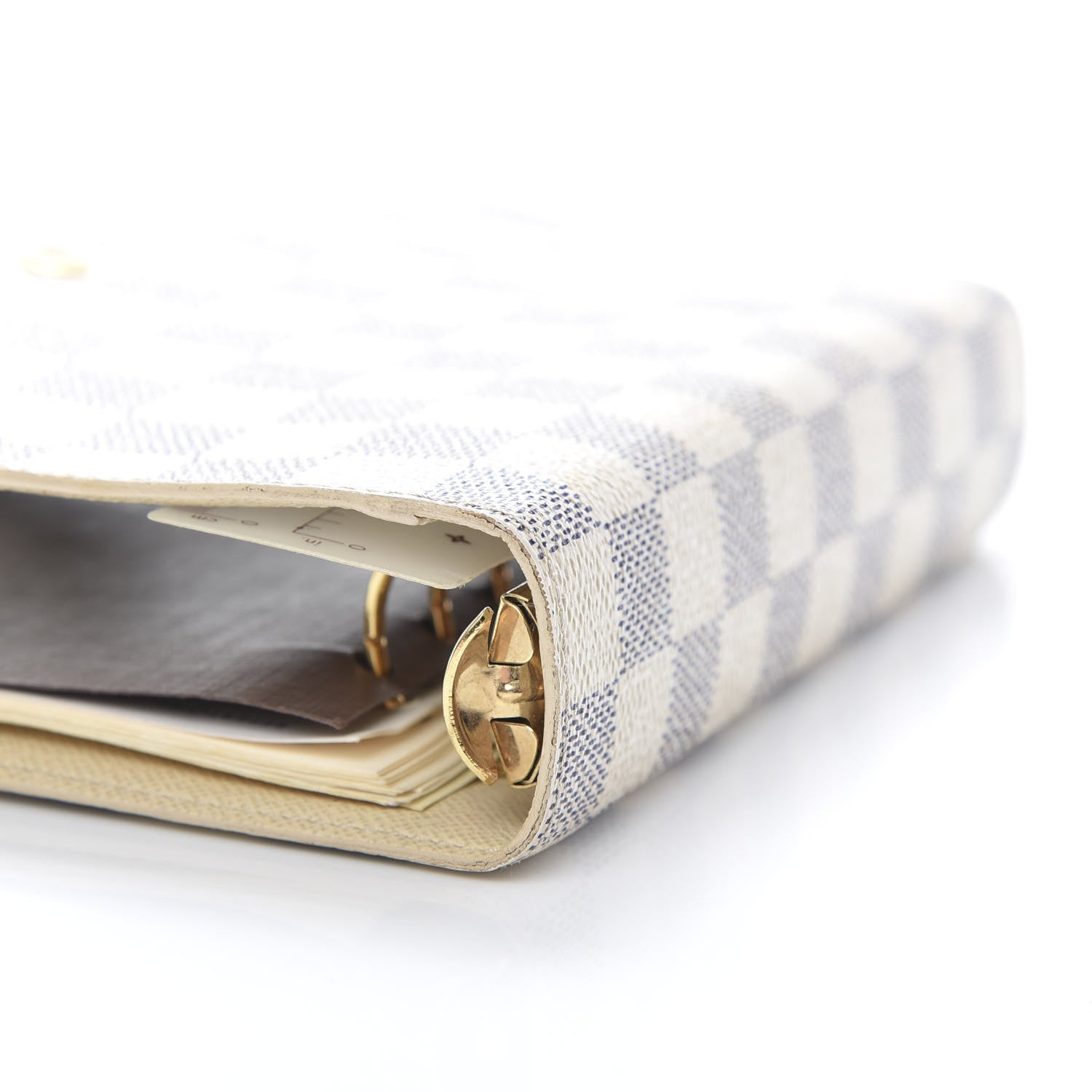 Louis Vuitton Damier Azur Medium Ring Agenda Cover 9 of 9