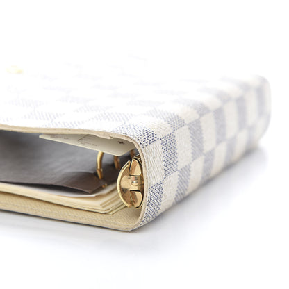 Louis Vuitton Damier Azur Medium Ring Agenda Cover 9 of 9